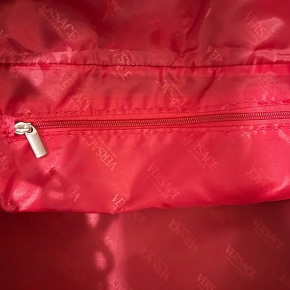 Versace Black and White Duffel Bag